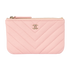 Chanel Chevron Purse, &pound;430, Accessories, Pink, Caviar Leather, Front view